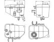 Vyrovnávacia nádobka chladiacej kvapaliny MAHLE CRT 126 000S