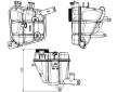 Vyrovnávací nádoba, chladicí kapalina MAHLE CRT 231 000S