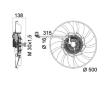 Ventilátor chladenia motora MAHLE CFF 471 000P