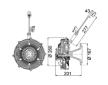 Spojka ventilátora chladenia MAHLE CFC 115 000P