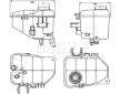 Vyrovnávacia nádobka chladiacej kvapaliny MAHLE CRT 126 000S