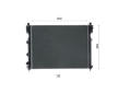 Chladič motora MAHLE CR 2690 000S