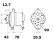 generátor MAHLE MG 588