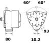 generátor MAHLE MG 493
