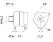 generátor MAHLE MG 405