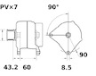 generátor MAHLE MG 324