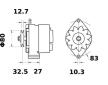generátor MAHLE MG 272