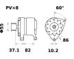 generátor MAHLE MG 223