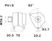 generátor MAHLE MG 74