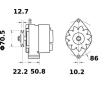 generátor MAHLE MG 25