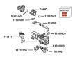 Ventil pro řízení podtlaku, recirkulace výfukových plynů BorgWarner 710413