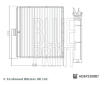 Filtr, vzduch v interiéru BLUE PRINT ADBP250087