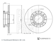 Brzdový kotouč BLUE PRINT ADBP430019