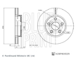 Brzdový kotouč BLUE PRINT ADBP430029