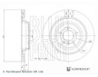 Brzdový kotouč Blue Print ADBP430037