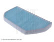 Filtr, vzduch v interiéru BLUE PRINT ADJ132507
