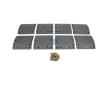 Sada brzdoveho oblozeni, bubnova brzda DT Spare Parts 10.23004