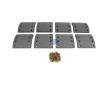Sada brzdového obloženi, bubnová brzda DT Spare Parts 10.33005