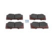 Sada brzdových destiček, kotoučová brzda DT Spare Parts 14.94003