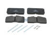 Sada brzdových destiček, kotoučová brzda DT Spare Parts 2.94072