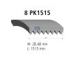 ozubený klínový řemen DT Spare Parts 6.31520