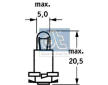 Zarovka, osvetleni pristroju DT Spare Parts 2.27221