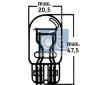 Zarovka, koncove svetlo DT Spare Parts 9.78112