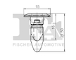 Klip, ozdobna / ochranna lista FA1 11-60006.5