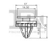 Klip, ozdobna / ochranna lista FA1 13-40029.5