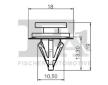 Príchytka ozdobnej/ochran. liżty FA1 22-40008.5