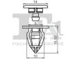 Klip, ozdobna / ochranna lista FA1 22-40010.5