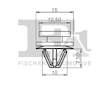 Klip, ozdobna / ochranna lista FA1 41-40003.5