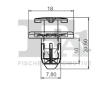 Klip, ozdobna / ochranna lista FA1 72-30005.25
