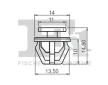 Príchytka ozdobnej/ochran. liżty FA1 89-40005.10