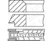 Sada pístních kroužků GOETZE ENGINE 08-204500-10
