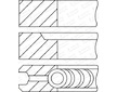 Sada pistnich krouzku GOETZE ENGINE 08-407100-10