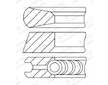 Sada pistnich krouzku GOETZE ENGINE 08-438800-10