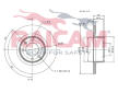 Brzdový kotouč RAICAM RD00118