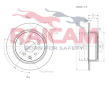 Brzdový kotouč RAICAM RD00181