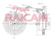 Brzdový kotouč RAICAM RD00199