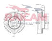 Brzdový kotouč RAICAM RD00297