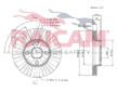 Brzdový kotouč RAICAM RD00396