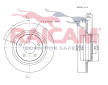 Brzdový kotouč RAICAM RD00417