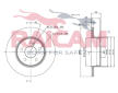 Brzdový kotouč RAICAM RD00454