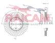 Brzdový kotouč RAICAM RD01063