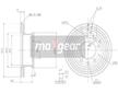 Brzdový kotouč MAXGEAR 19-0730