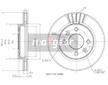 Brzdový kotouč MAXGEAR 19-0747MAX