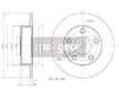 Brzdový kotouč MAXGEAR 19-0756MAX