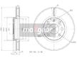 Brzdový kotouč MAXGEAR 19-0772