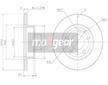 Brzdový kotouč MAXGEAR 19-0799MAX